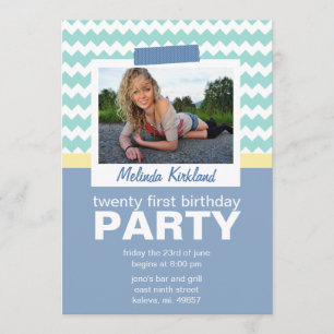 Invitaciones a la fiesta de cumpleaños número 21