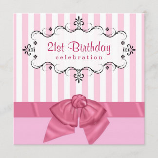 Invitaciones a la fiesta de cumpleaños número 21 -