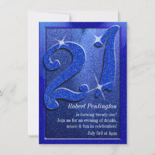 Invitaciones a la fiesta de cumpleaños número 21 d