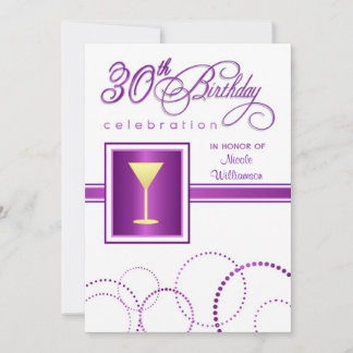 Invitaciones a la fiesta de cumpleaños número 30 -