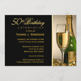 Invitaciones a la fiesta de cumpleaños número 50 -