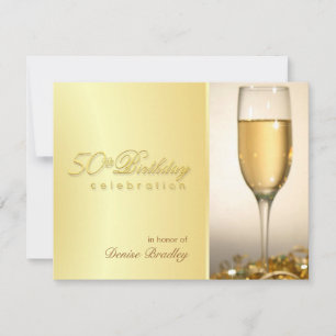 Invitaciones a la fiesta de cumpleaños número 50 d