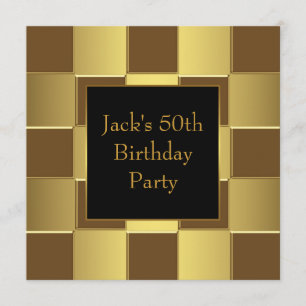Invitaciones a la fiesta de cumpleaños número 50 d