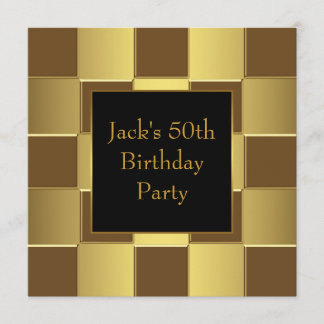 Invitaciones a la fiesta de cumpleaños número 50 d