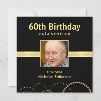 Invitaciones a la fiesta de cumpleaños número 60 -