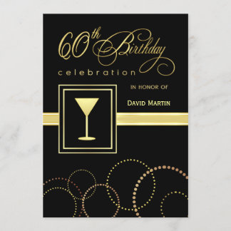 Invitaciones a la fiesta de cumpleaños número 60 -