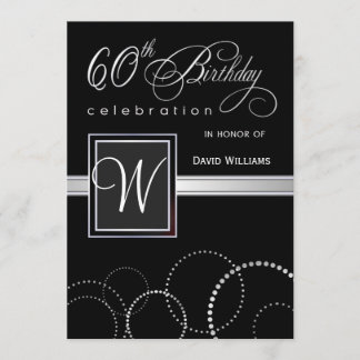 Invitaciones a la fiesta de cumpleaños número 60 -