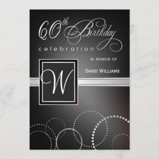 Invitaciones a la fiesta de cumpleaños número 60 -