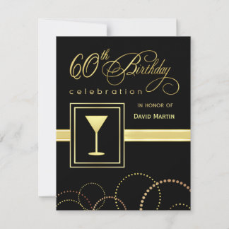 Invitaciones a la fiesta de cumpleaños número 60 -