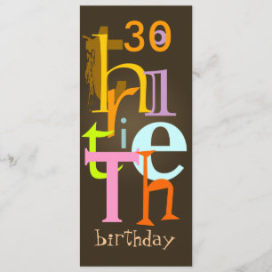 Invitaciones a la fiesta de cumpleaños número trei