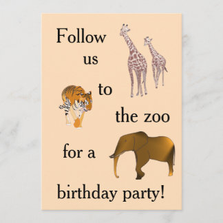Invitaciones a la fiesta de cumpleaños temática de