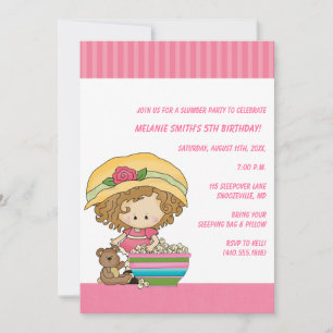Invitaciones a la fiesta de cumpleaños y de madrug