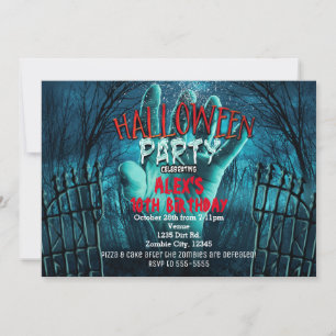 Invitaciones a la fiesta de disfraces de Halloween