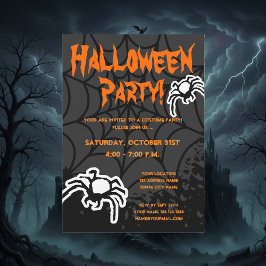 Invitaciones a la fiesta de disfraces de Halloween