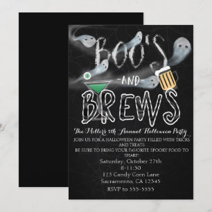 Invitaciones a la fiesta de disfraces de Halloween