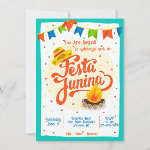 Invitaciones a la fiesta de Festa Junina
