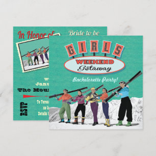 Invitaciones a la fiesta de fin de semana de solte