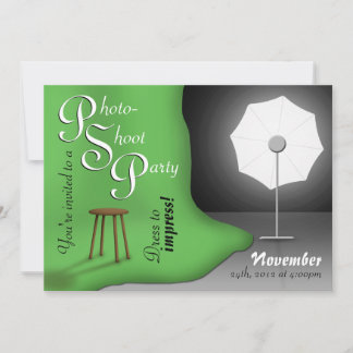 Invitaciones a la Fiesta de Fotografías Verdes