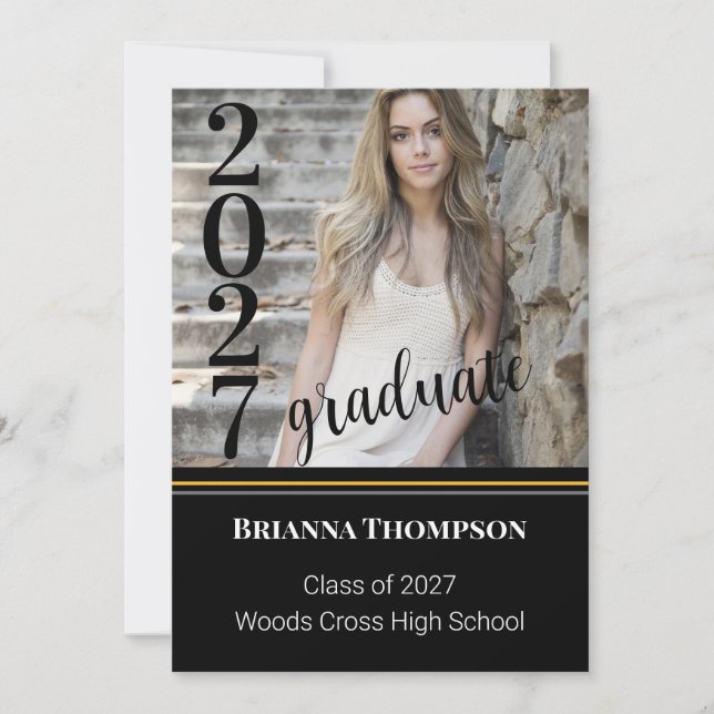 Invitaciones a la fiesta de graduación (Anverso)