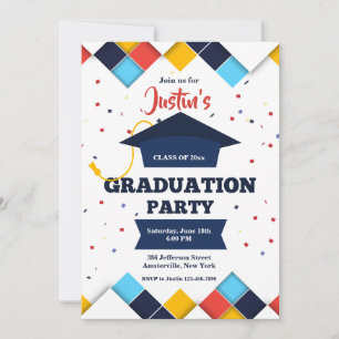 Invitaciones a la fiesta de graduación