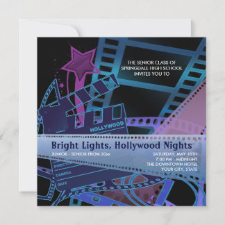Invitaciones a la fiesta de graduación de Hollywoo