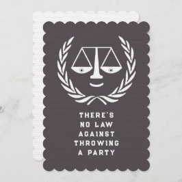 Invitaciones a la fiesta de graduación de la Facul