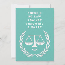 Invitaciones a la fiesta de graduación de la Facul