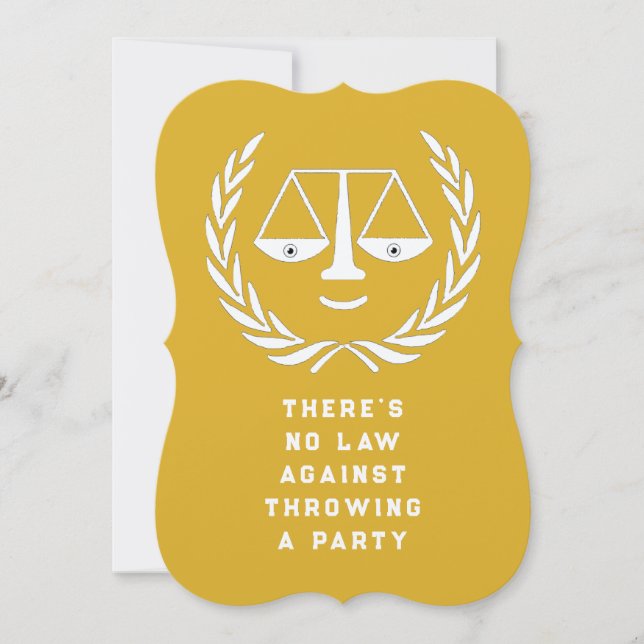 Invitaciones a la fiesta de graduación de la Facul (Anverso)