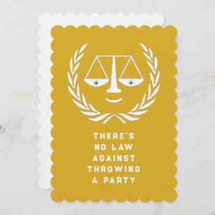 Invitaciones a la fiesta de graduación de la Facul