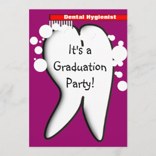 Invitaciones a la fiesta de graduación de la higie