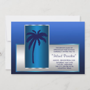 Invitaciones a la fiesta de graduación de la playa