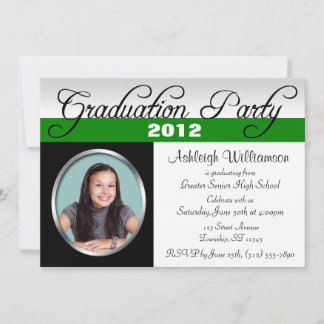 Invitaciones a la Fiesta de Graduación Elegante Ve