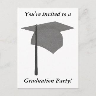 Invitaciones a la fiesta de graduación, gorro plat