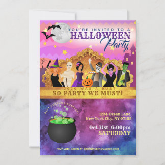 Invitaciones a la Fiesta de Halloween