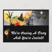 Invitaciones a la fiesta de Halloween
