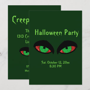 Invitaciones a la fiesta de Halloween