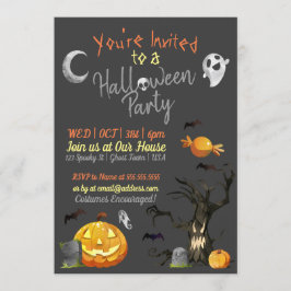 Invitaciones a la fiesta de Halloween