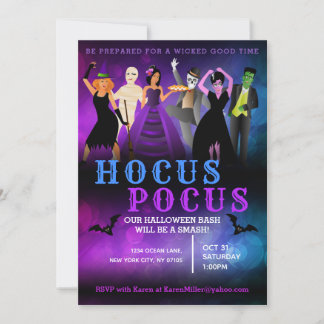 Invitaciones a la Fiesta de Halloween