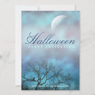 Invitaciones a la fiesta de Halloween con ambiente