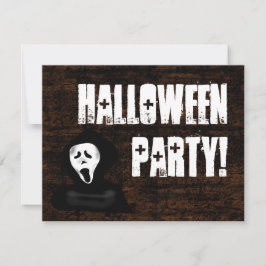 Invitaciones a la fiesta de Halloween con el Grito