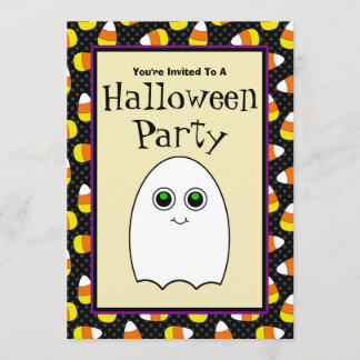 Invitaciones a la fiesta de Halloween con fantasía