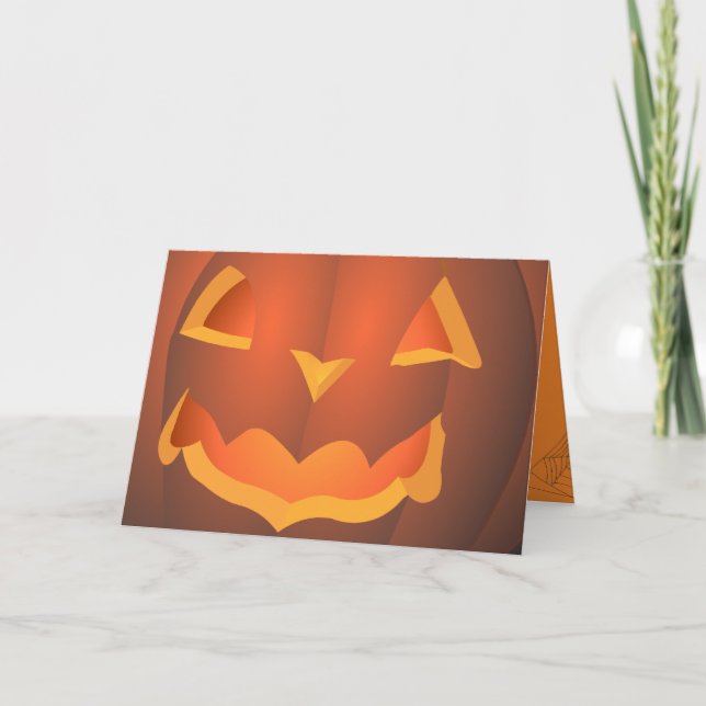 Invitaciones a la fiesta de Halloween con tarjetas (Anverso)