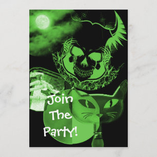 Invitaciones a la fiesta de Halloween de miedo ver