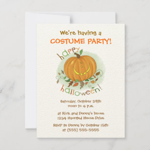 Invitaciones a la fiesta de Halloween del Personal