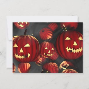 Invitaciones a la fiesta de Halloween Jack o linte