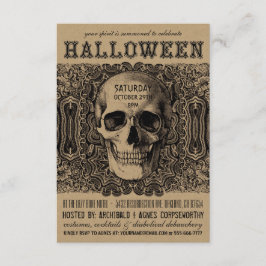 Invitaciones a la fiesta de Halloween - Steampunk