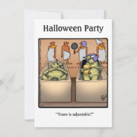 Invitaciones a la fiesta de humor de Halloween