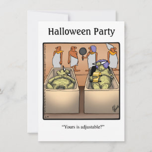 Invitaciones a la fiesta de humor de Halloween