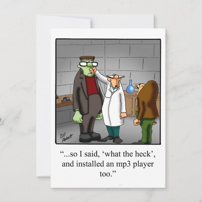 Invitaciones a la fiesta de humor de Halloween "Es (Anverso)