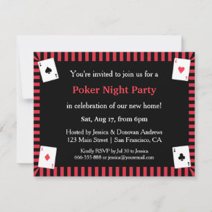 Invitaciones a la fiesta de inauguración de la cas